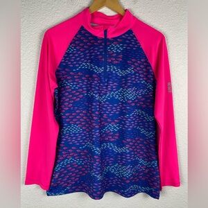 Reel legends performance Outfitters Reel Tec women’s rash guard top shirt size L